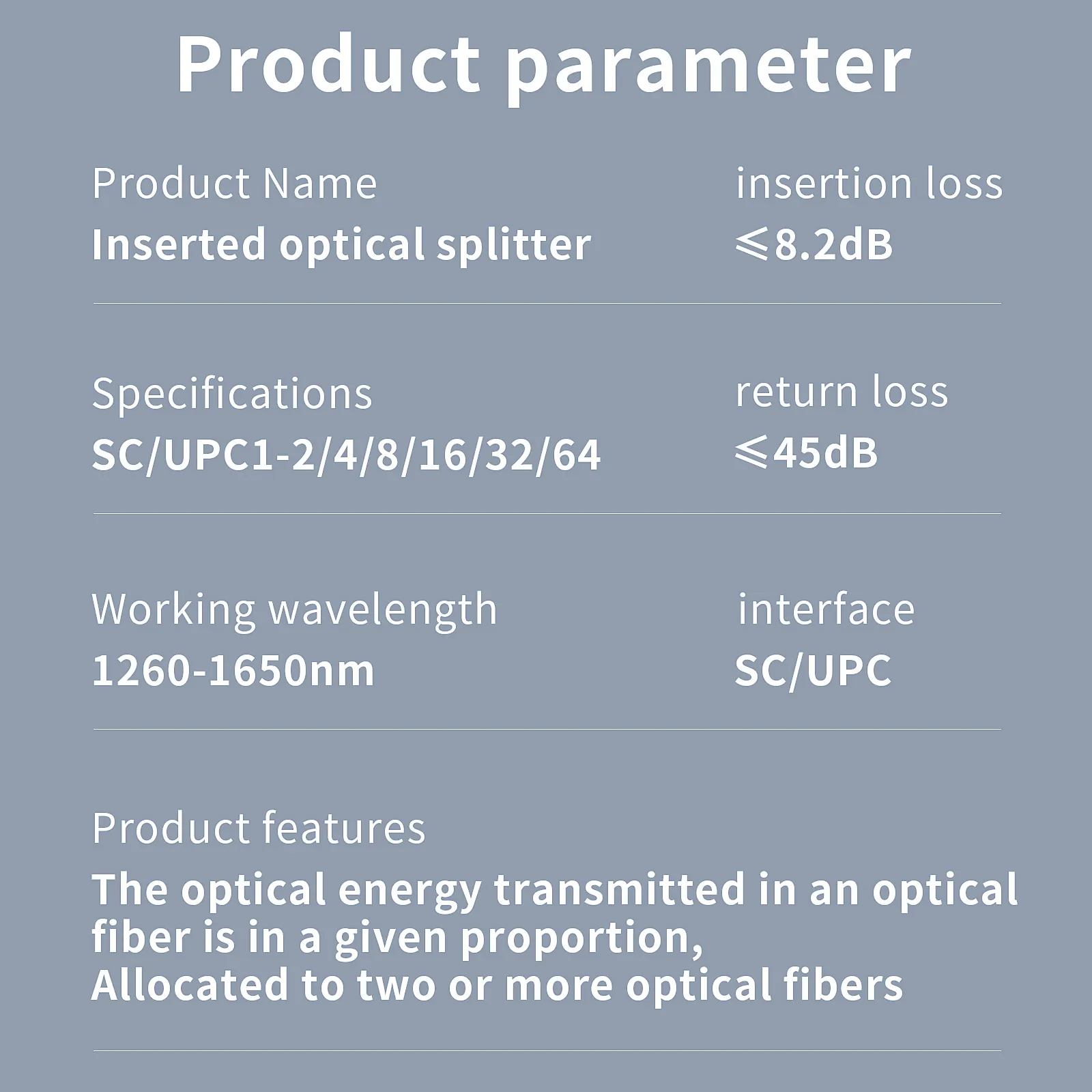 COMPTYCO SC UPC/APC fiber optic splitter 1/4 plug-in card splitter 1/2/4/8/16/32/64splitter network level
