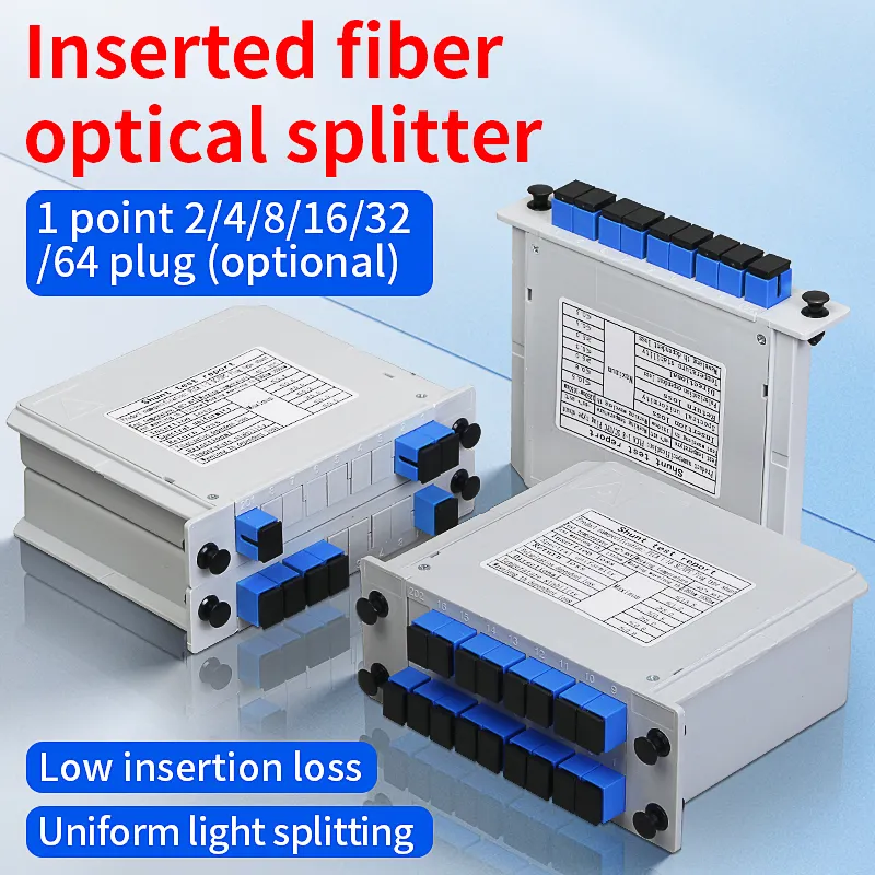 COMPTYCO SC UPC/APC fiber optic splitter 1/4 plug-in card splitter 1/2/4/8/16/32/64splitter network level