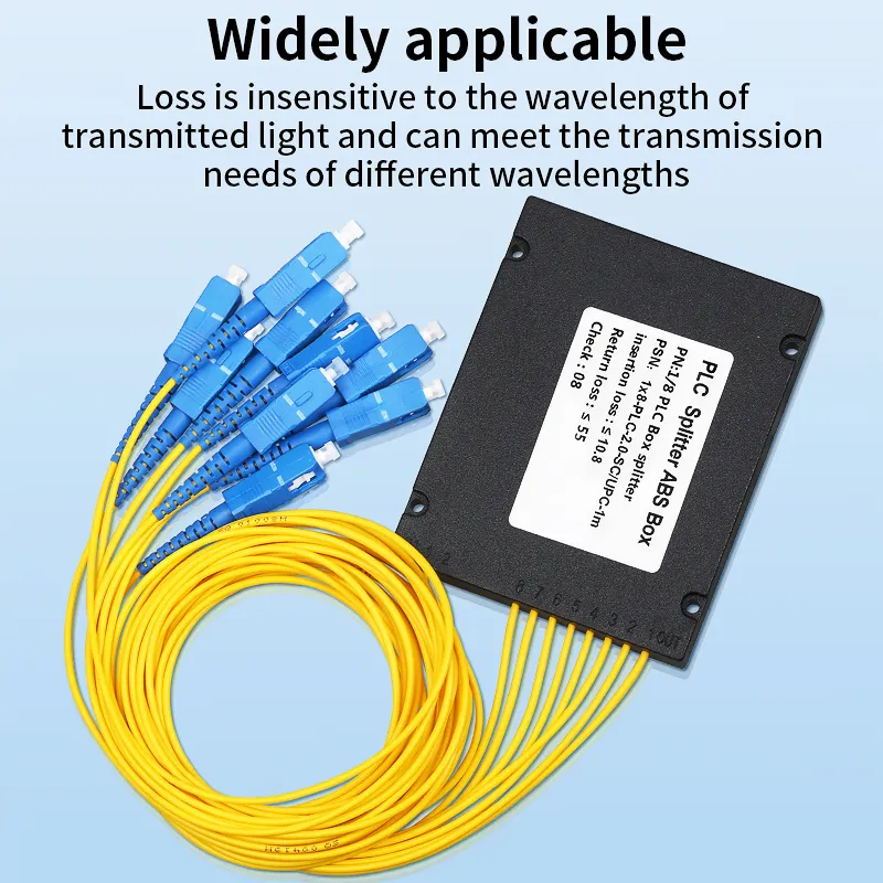 COMPTYCO SC UPC/APC 1/4 box optical splitter1/2/4/8/16/32/64 splitter Network level fiber optic splitter