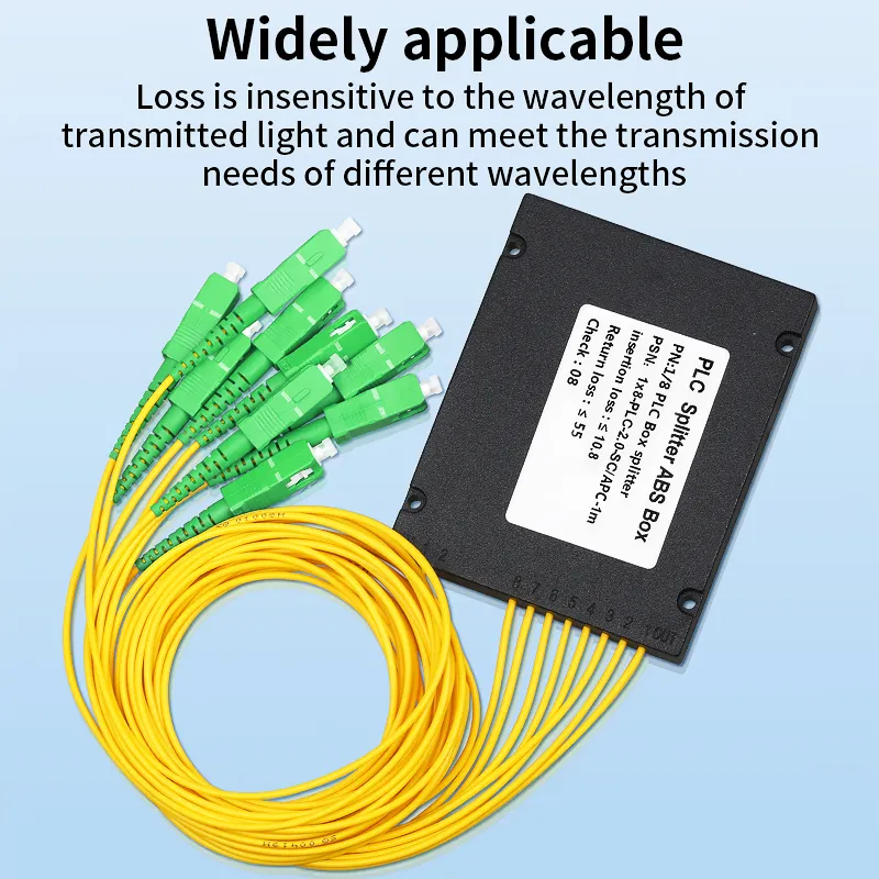 COMPTYCO 1 minute 2 box optical splitter 1 minute 2/16/32/64 splitter Network grade SC APC/UPC fiber optic splitter