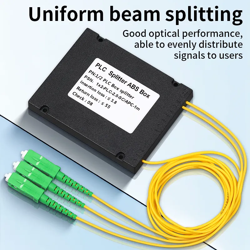 COMPTYCO 1 minute 2 box optical splitter 1 minute 2/16/32/64 splitter Network grade SC APC/UPC fiber optic splitter