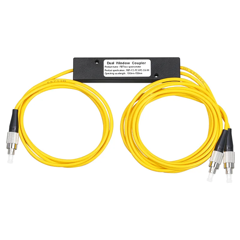 CMPTYCOO 1/2 Fiber Optic Divider FC UPC Fiber Optic Divider 1/2 Tail Fiber Cone Network Grade SC UPC/APC