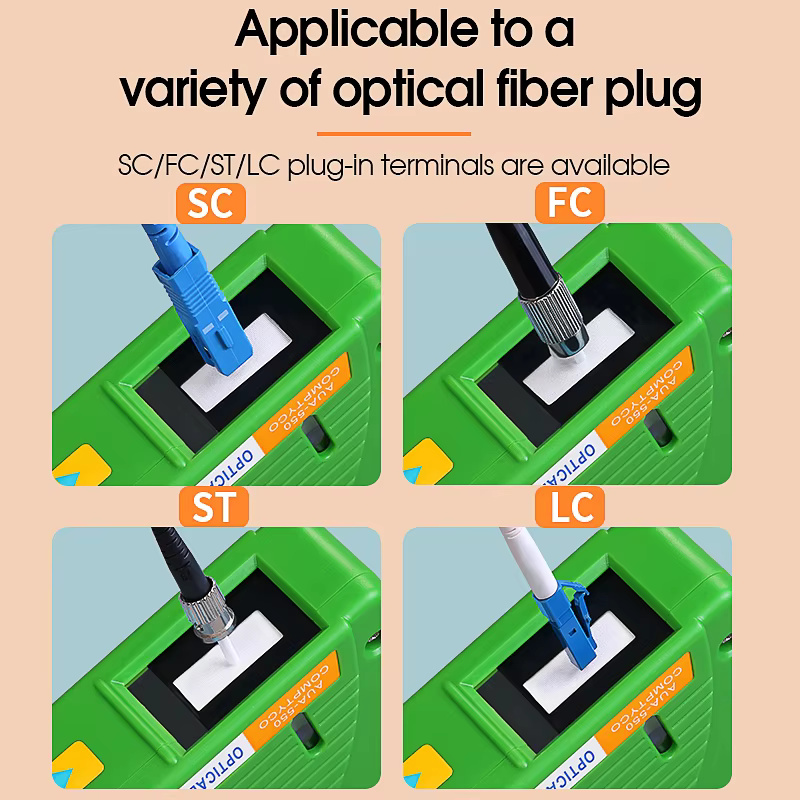COMPTYCO Factory price Fiber End Face Cleaning Tool SC FC ST LC Connector Cleaner Fiber Optic Cleaning Box Fiber Optic Cleaner