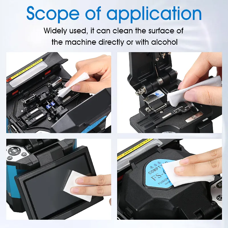 COMPTYCO AUA-Y1 fiber end face cleaning paper fiber dust-free paper fiber wiping alcohol paper end face cleaning platform does not contain alcohol