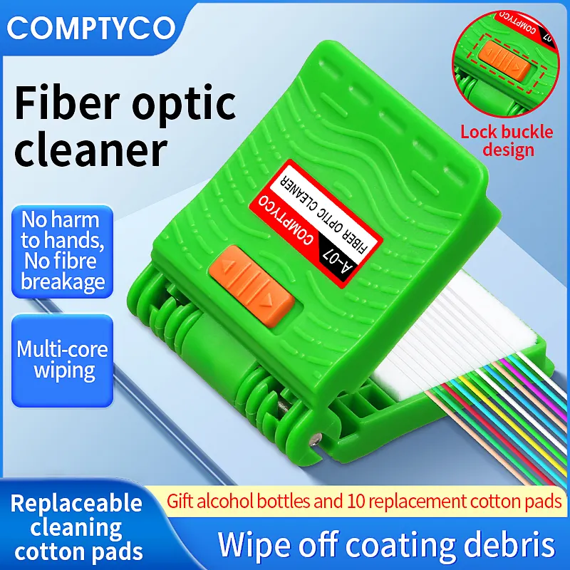 COMPTYCO Fiber Wiping Clamp A-07 Fiber Wiping Tool is not easy to break fibers, removes oil, and does not harm hands