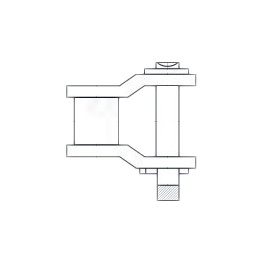 05B - 1 British Standard Offset Link - DIN8187