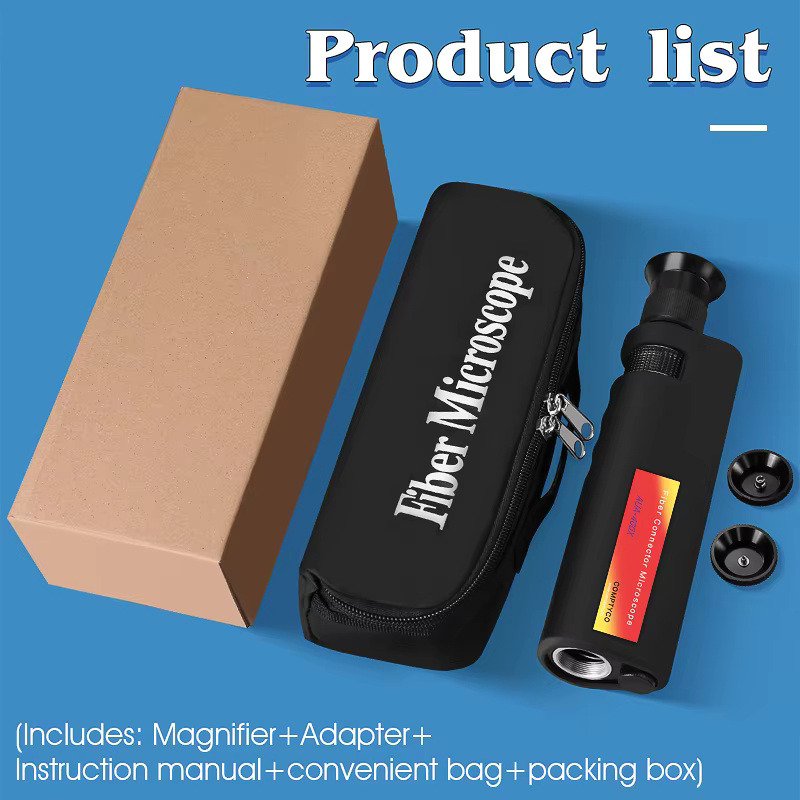 COMPTYCO AUA-400X fiber end face magnifier 400X fiber optic inspection instrument SC/FC/ST/LC interface Fiber Optic Microscope