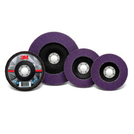 769F High Performance Conical (Type 29) Flap Disc featuring 3M™ Precision-Shaped Grain
