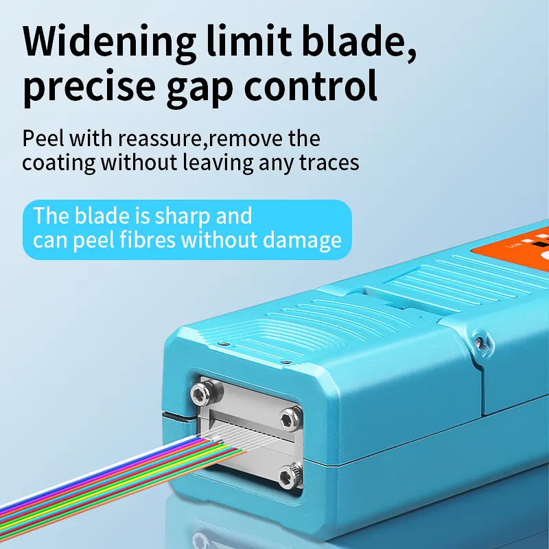 COMPTYCO Straight Plate Fiber Thermal Stripping Pliers AUA-M9 Fiber Stripping Pliers Rechargeable Stripping Tails/Bare Fibers/Strip Cable Stripping Pliers 1-48 Core Stripping Fiber God