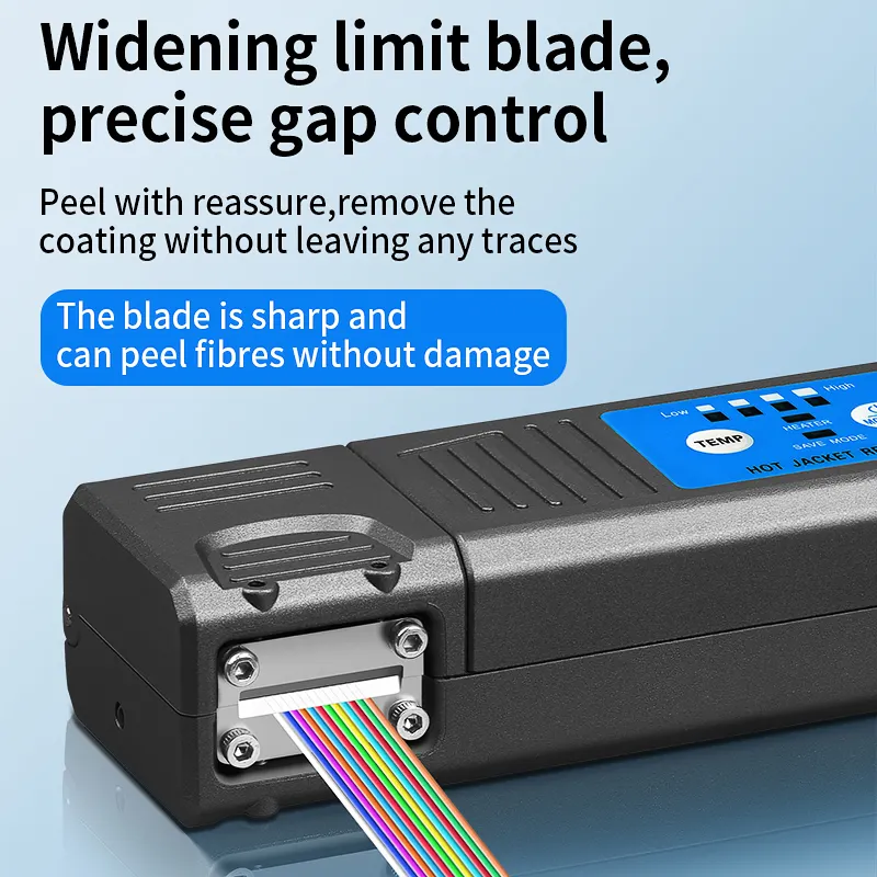 COMPTYCO AUA-M8 fiber optic hot stripping pliers clamp type fiber optic stripping pliers can strip tail fiber/bare fiber/ribbon cable stripping pliers 1-48 core fiber optic stripping device charging model