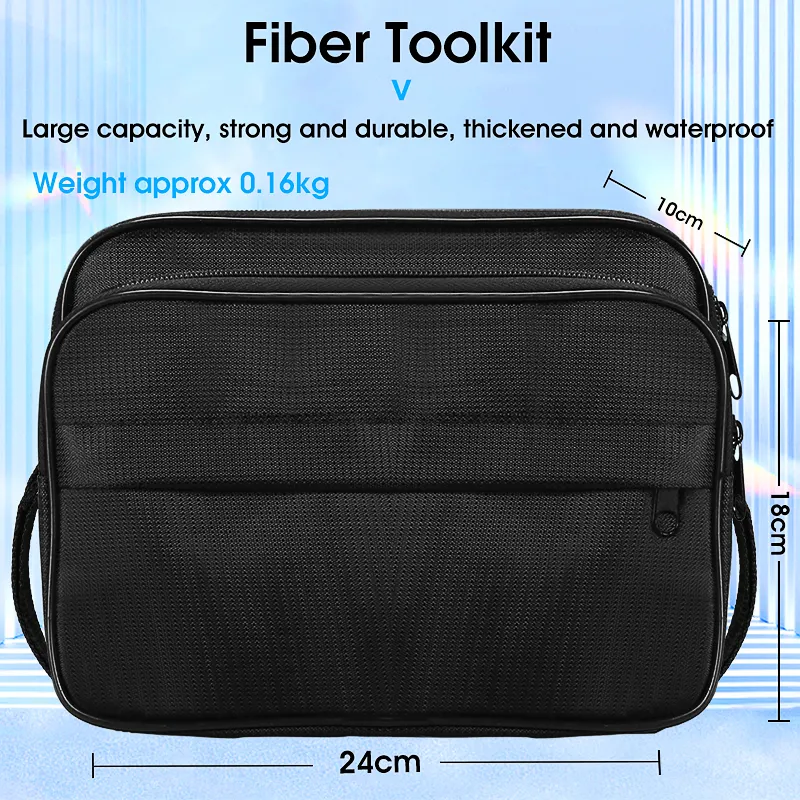 COMPTYCO rechargeable AUA-MC7 fiber optic tool kit fiber optic cutter optical power meter -70+~10dBm visual fault locator fiber optic tool kit