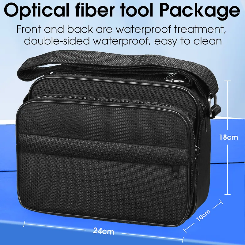 COMPTYCO Fiber Optic Hot Melt Tool Kit AUA-X5 Cutting Machine Optical Power Red Light Integrated Machine Rechargeable