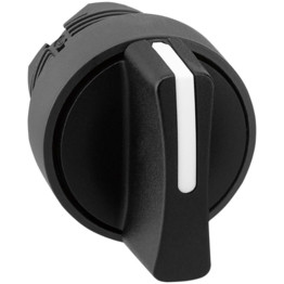 Harmony XB5 Black Selector Switch Heads 3-position - Spring Return