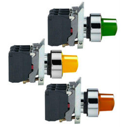 Harmony XB4 Complete Illuminated Selector Switches 2-position - Stay Put