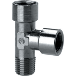 Camozzi BSPT Adaptor Male/Female Run Tees: Taper - Series 2070