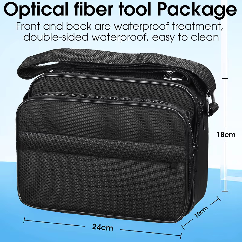 COMPTYCO 16pcs FTTH Fiber Optic Tools Kit with Fibra Optica Power Meter Visual Fault Locator fiber cleaver Kit de fibre optique