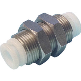 One-Touch Stainless Steel Bulkhead Union Connectors