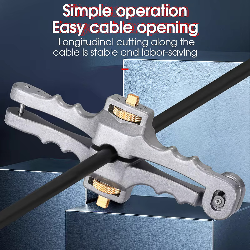 COMPTYCO SI-01 fiber optic stripper 10-25MM fiber optic cable opener for longitudinal Fiber optic stripping cable strippers