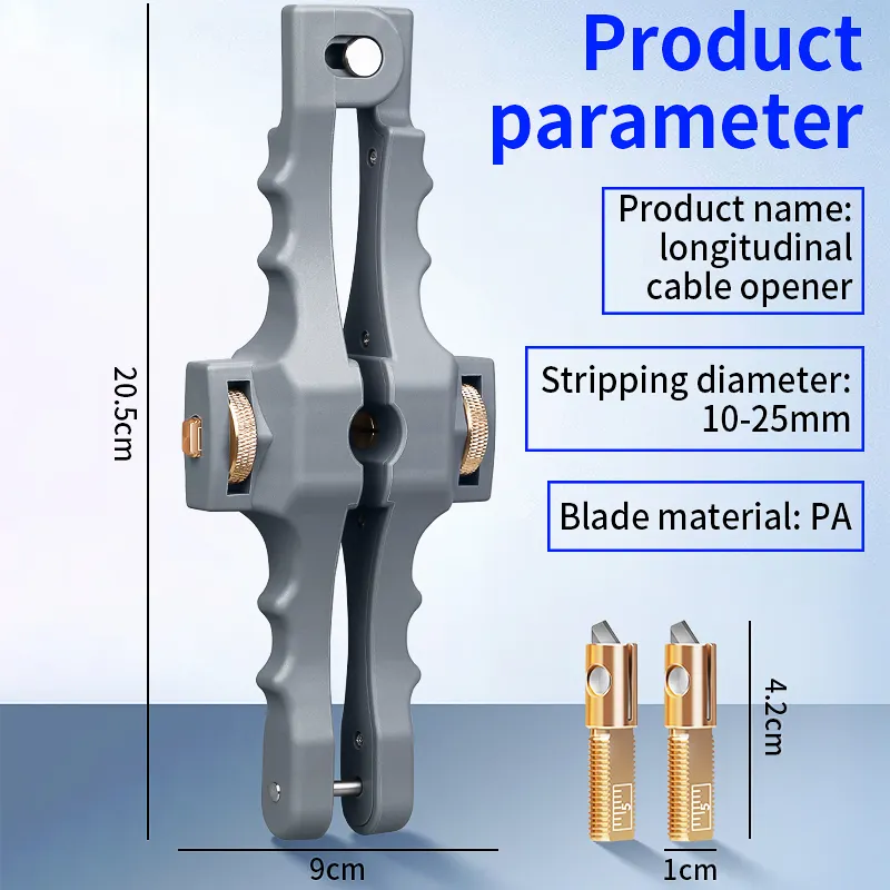 COMPTYCO Affordable Economy SI-01 Fiber Stripper 10-25MM Fiber Optic Cable Longitudinal Stripper ﻿