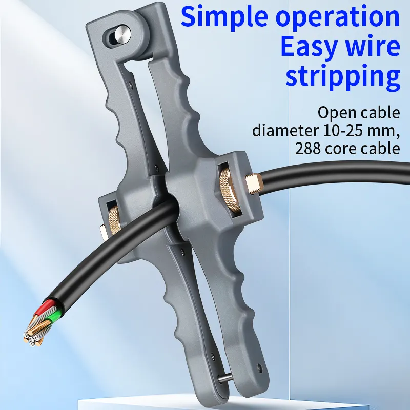 COMPTYCO Affordable Economy SI-01 Fiber Stripper 10-25MM Fiber Optic Cable Longitudinal Stripper ﻿
