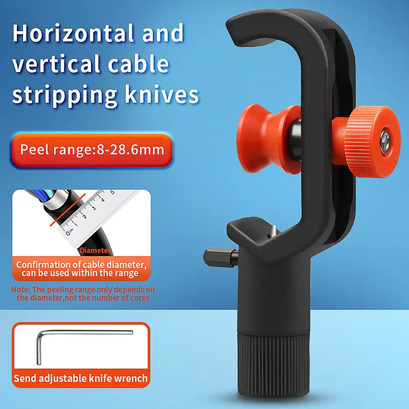 COMPTYCO affordable horizontal and vertical cable cutting knife 8-28.6MM cable stripping knife fiber stripping knife armored cable stripping knife