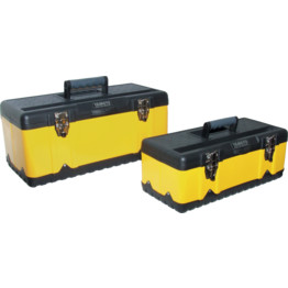 Yellow Metal Toolbox Set 2-Piece 470mm & 582mm