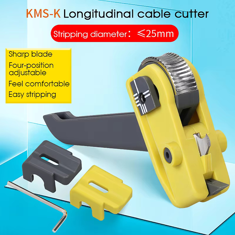 COMPTYCO KMS-K fiber optic stripper 25mm fiber optic cable opener for longitudinal Fiber optic stripping plie cable strippers