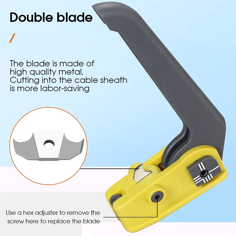 COMPTYCO KMS-K fiber optic stripper 25mm fiber optic cable opener for longitudinal Fiber optic stripping plie cable strippers