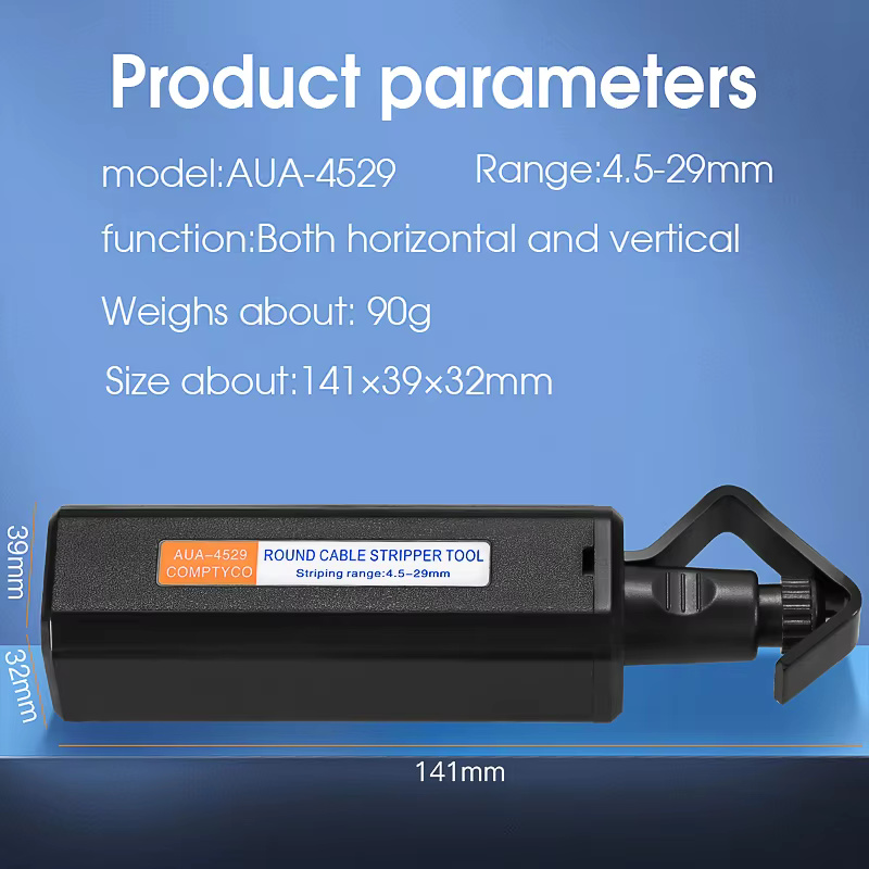 COMPTYCO AUA-4529/1940 fiber optic stripper 4.5-29mm/19-40mm longitudinal and transverse fiber optic cable opener cable stripper