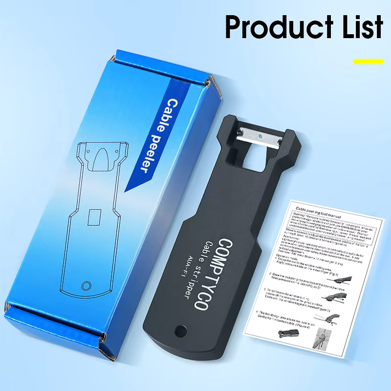COMPTYCO AUA-F1 fiber optic stripper 8.5/10.4/14mm fiber optic cable opener for longitudinal Fiber stripping cable strippers
