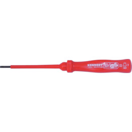 Electrician's VDE Square Section Handle Screwdrivers - Parallel Tip