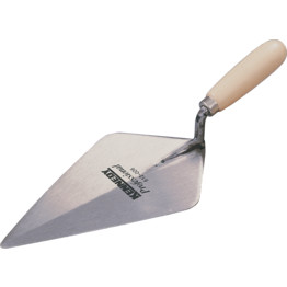 10" BROAD HEEL LONDON PATTERN BRICK TROWEL