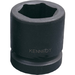 Chrome Molybdenum Impact Sockets: 1/2" Drive Inch Size, Deep Length, 6-Point