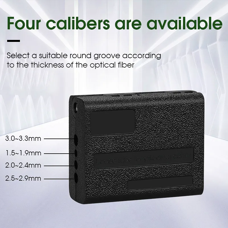 COMPTYCO fiber tool loose tube slitting machine 1.5-3.3mm longitudinal cutter open cover peeler leather fiber peeler