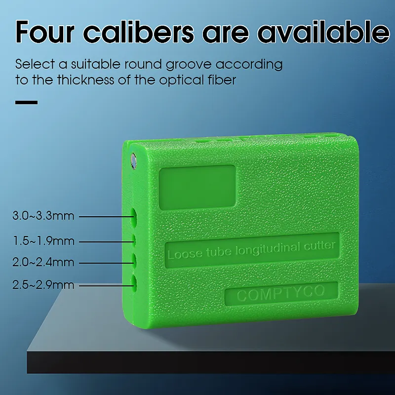 COMPTYCO AUA-06K fiber tool loose tube slitting machine 1.5-3.3mm longitudinal cutter open cover peeler leather fiber peeler ﻿