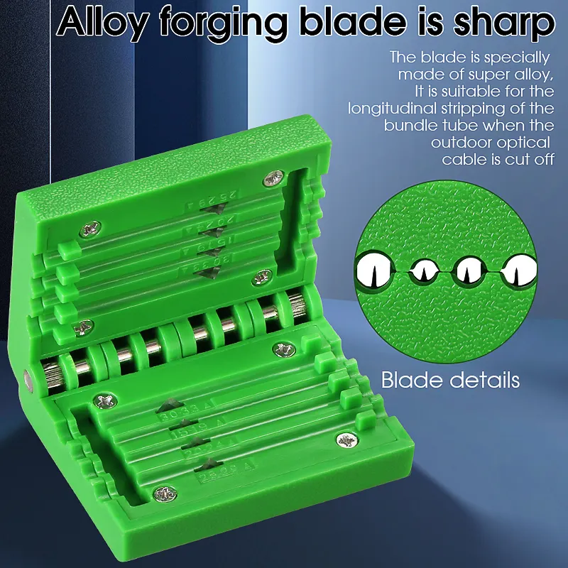 COMPTYCO AUA-06K fiber tool loose tube slitting machine 1.5-3.3mm longitudinal cutter open cover peeler leather fiber peeler ﻿