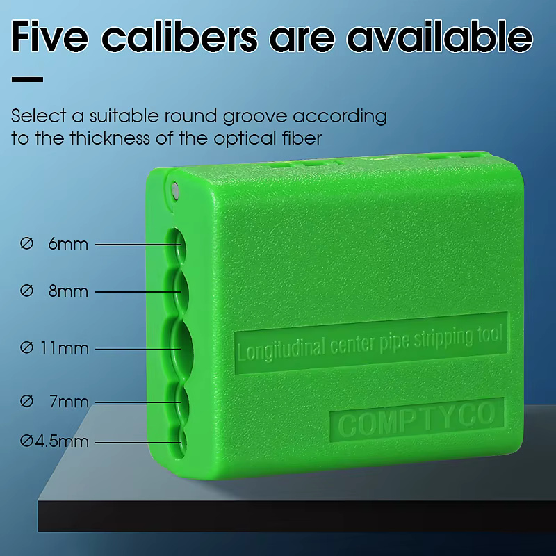 COMPTYCO AUA-08 Fiber Tool Loose Tube Slitter 4.5-11mm longitudinal cutter center tube stripper leather wire fiber stripper