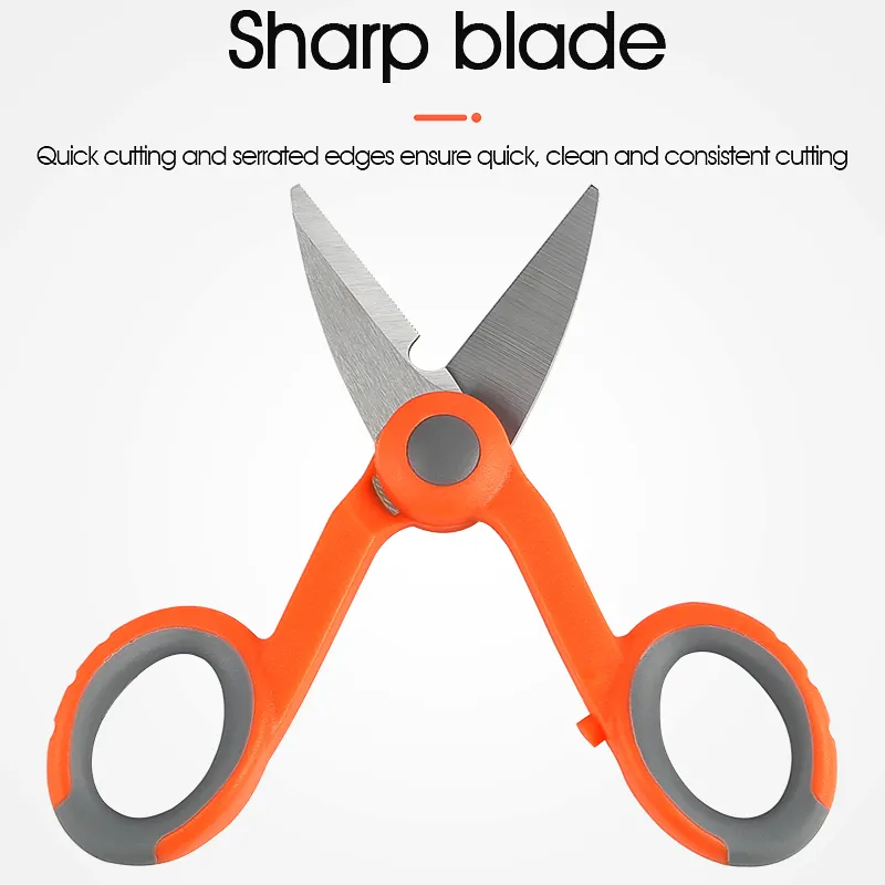 COMPTYCO fiber optic scissors serrated fiber velvet aramid scissors electrician scissors fiber tail jumper scissors hardware tools