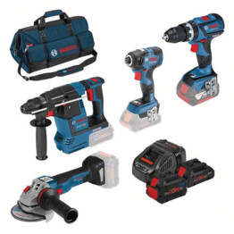 L BAG 41 -18V 2x4.0Ah 1x8.0Ah ProCore Li-ion 4 Piece Robust-series Power Tool Kit - 0 615 990 L0P