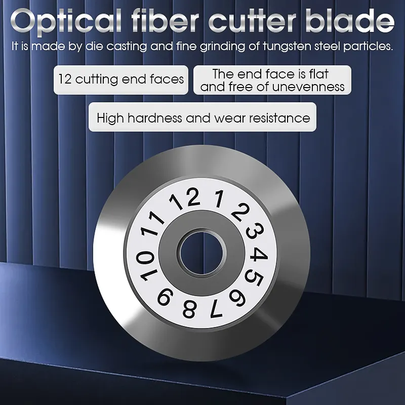 COMPTYCO Fiber Cutting Blade FS-6C, AUA-60S Fiber Cutting Blade 12 Cutting End Face Replacement Blade