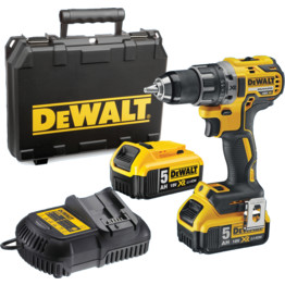 DCD791P2-GB 18V BRUSHLESS DRILL DRIVER 2x5.0AH