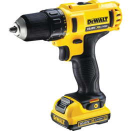 DCD710D2-GB 10.8V XR Li-Ion Compact Drill Driver, 2x 2.0Ah Battery packs, 30min Charger and Kitbox
