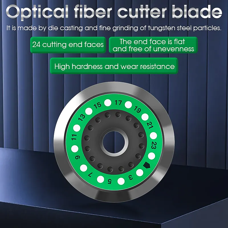 COMPTYCO K1/AUA-X3/X8/X9 fiber optic cutting blade replacement blade green 24 cutting end face