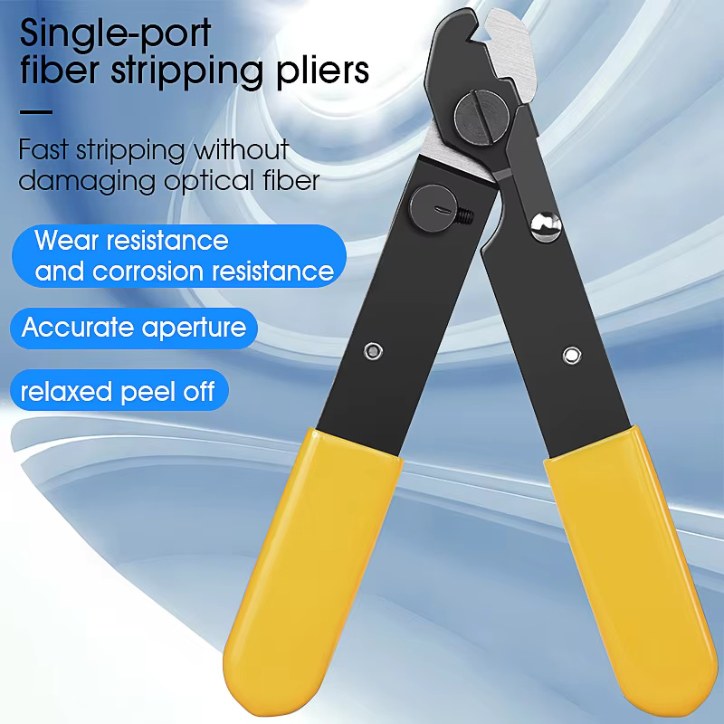 COMPTYCO FO103-S Single Hole Cable Stripper FTTH Fiber Fusion Splicing Tool Bare Fiber Leather Fiber Stripper