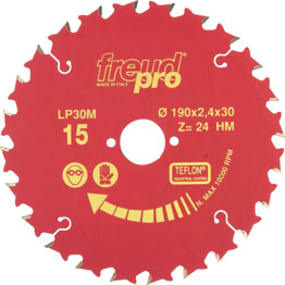 LP20M 023 235x2.8x30mm Pro Coarse Ripping Saw Blade Yellow Line - Coarse.