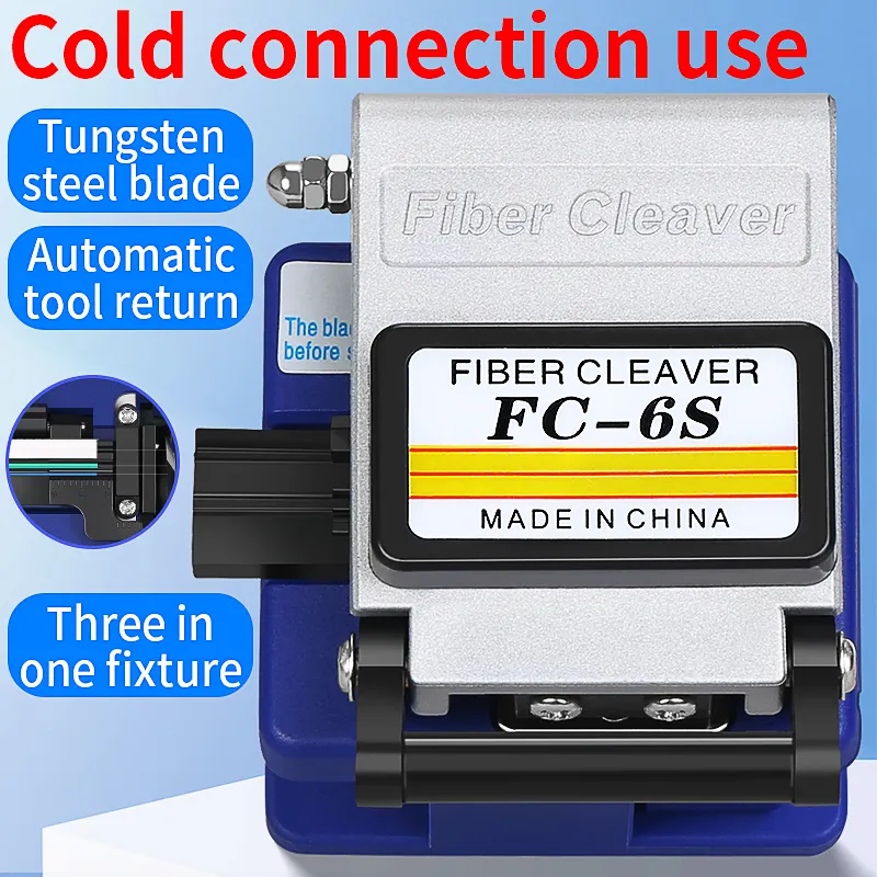 COMPTYCO's affordable FC-6S high-precision fiber cutting knife with automatic return three in one fixture for fiber cold splicing cutting machine