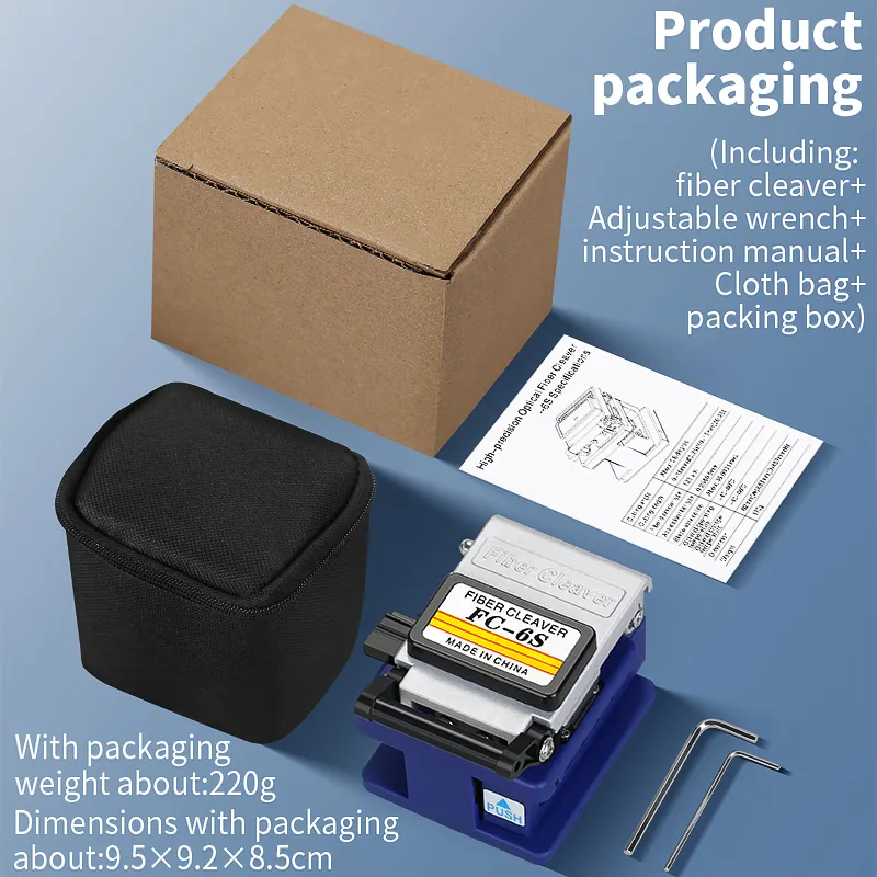 COMPTYCO's affordable FC-6S high-precision fiber cutting knife with automatic return three in one fixture for fiber cold splicing cutting machine