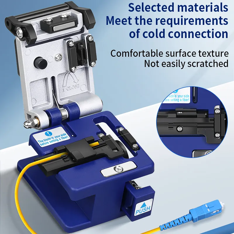 COMPTYCO's affordable FC-6S high-precision fiber cutting knife with automatic return three in one fixture for fiber cold splicing cutting machine