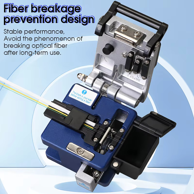 COMPTYCO AUA-61S High-Precision Automatic Return Fiber Optic Cutter with waste fiber box Cold Joint Tool for FTTH Fiber Cleaver