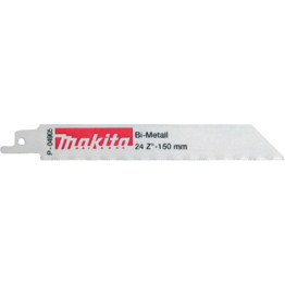 P-04905 150mm Cutting Length Bimetal, Reciprocating Saw Blade, 24 TPI - Pack of 5